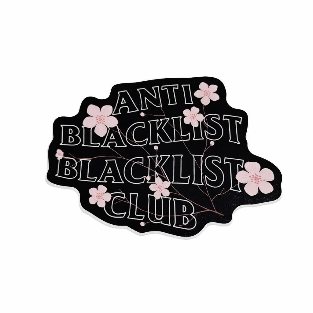 Anti Blacklist Cherry Blossom Sticker 1