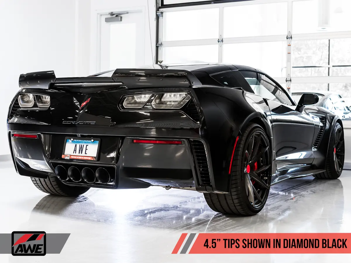 Awe Touring Edition Axleback Exhaust For C7 Corvette Stingray / Z51 / Grand Sport / Z06 / Zr1 1
