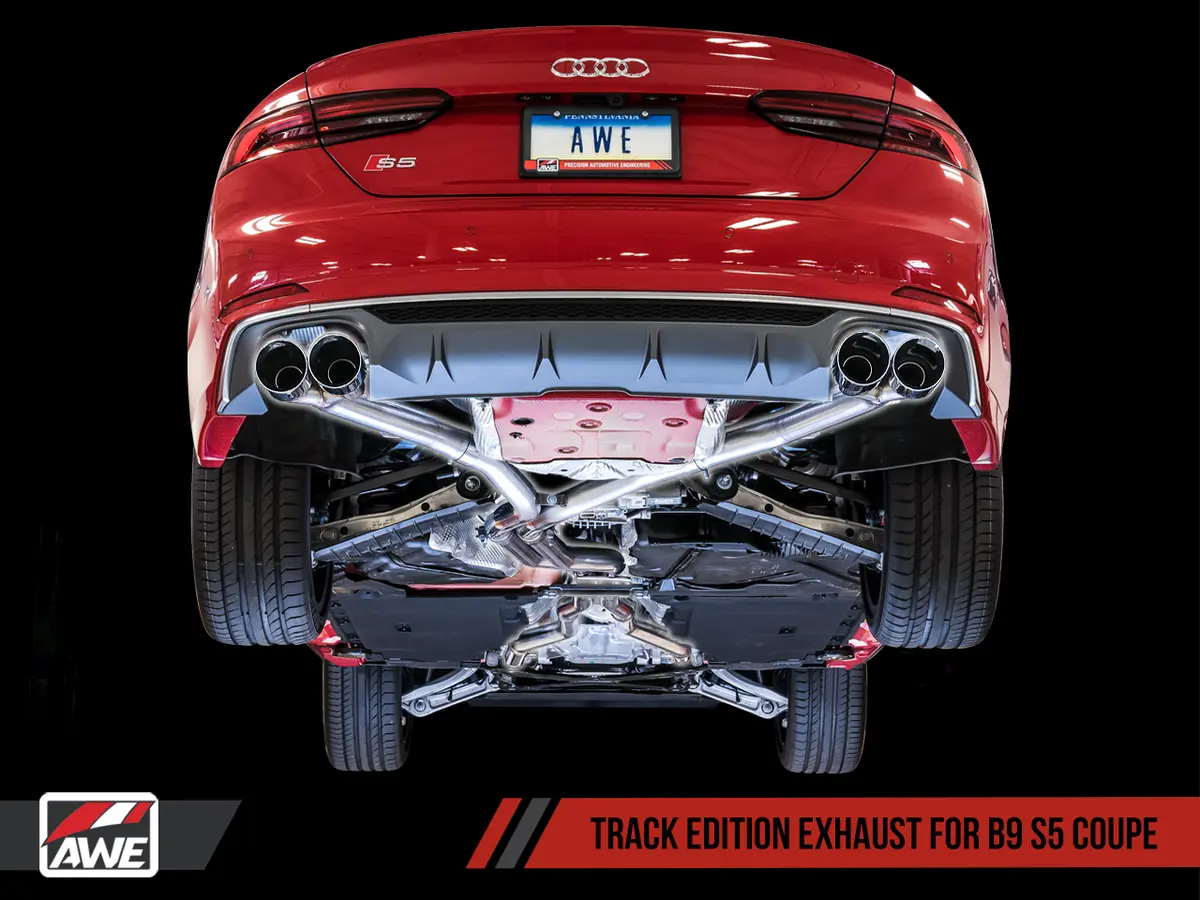 Awe Switchpath™ Exhaust For Audi B9 S5 Coupe - Non-Resonated 1