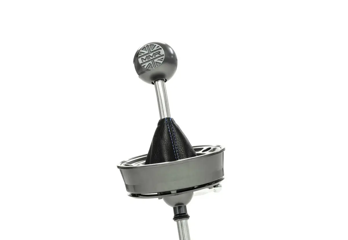 Mmr Mini F56 Short Shifter Kit - Titanium Insert + Blue Shift Boot 1