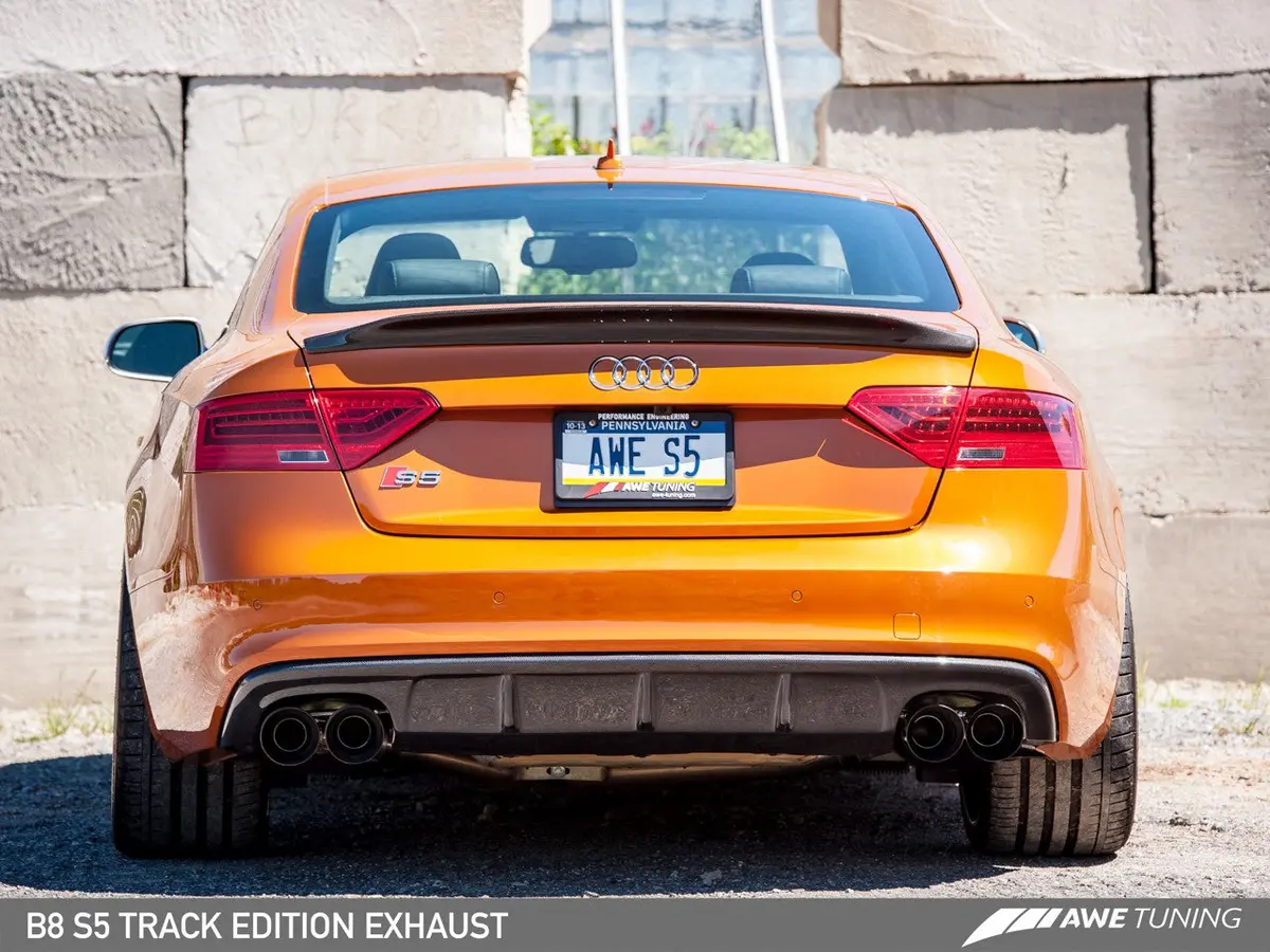 Awe Track Edition Exhaust For Audi S5 3.0T 1