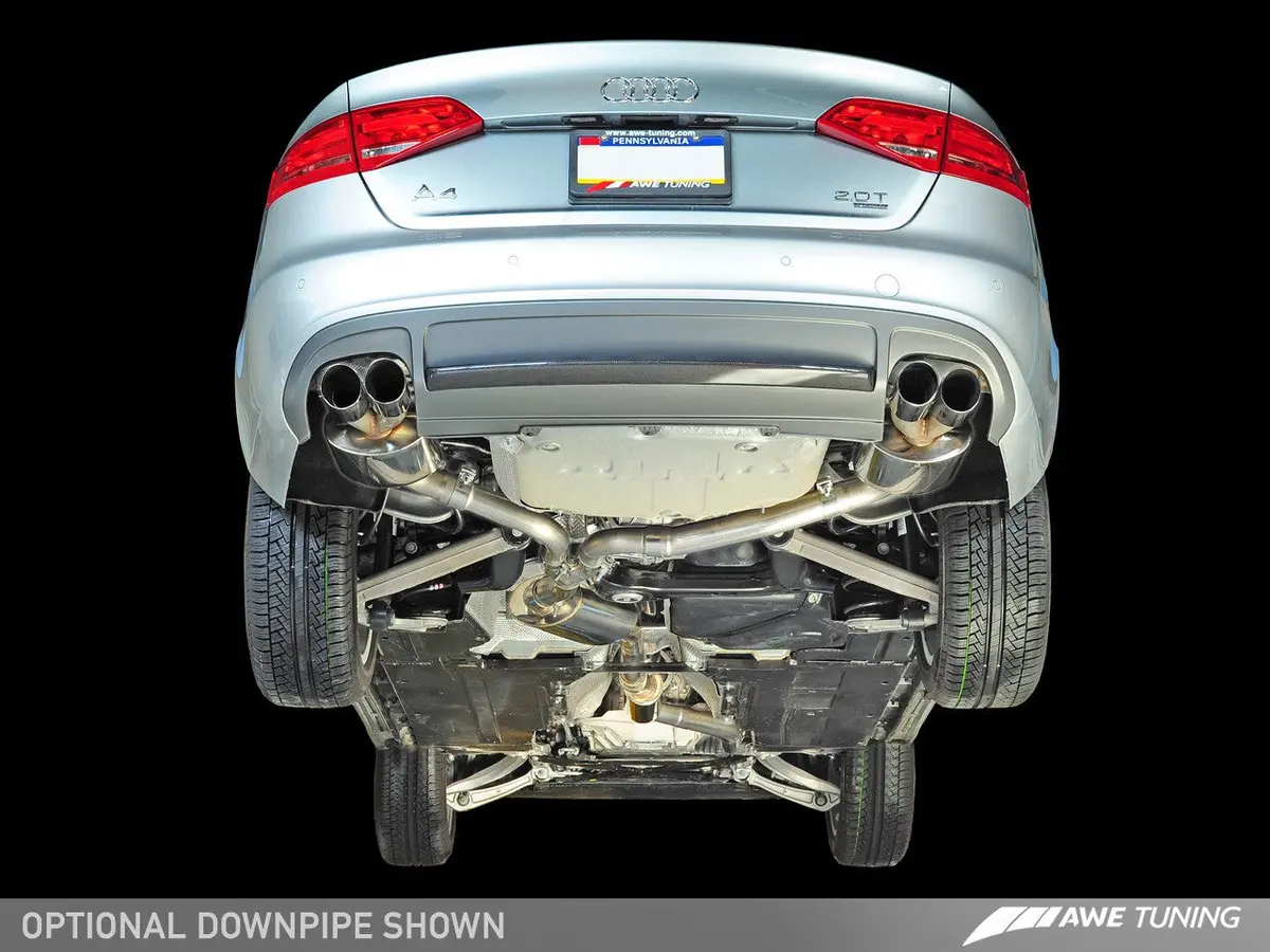 Awe Resonated Performance Downpipe For Audi B8 / B8.5 2.0T 1