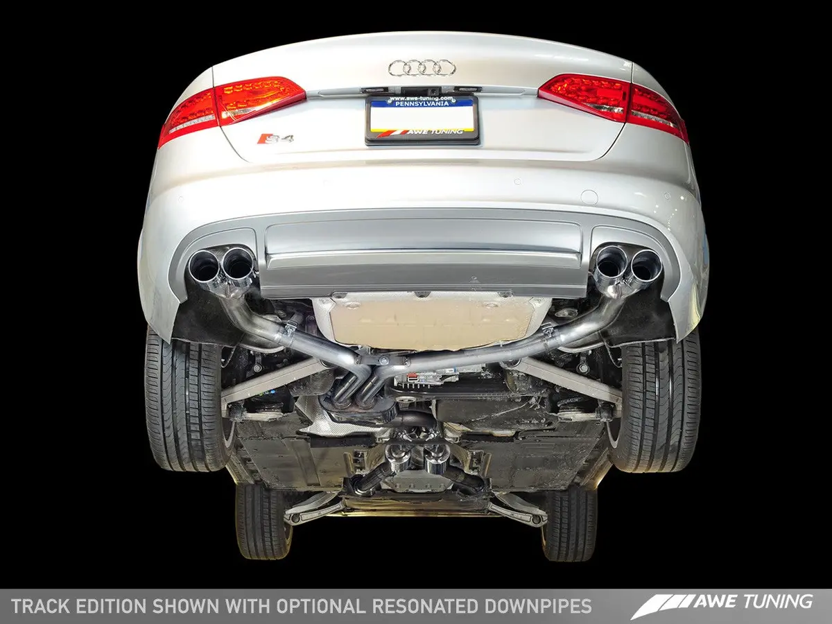 Awe Track Edition Exhaust For Audi B8 S4 3.0T 1
