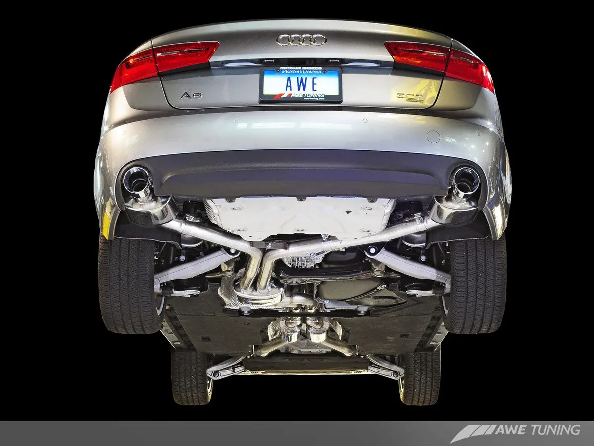 Awe Touring Edition Exhaust For Audi C7 A6 3.0T 1