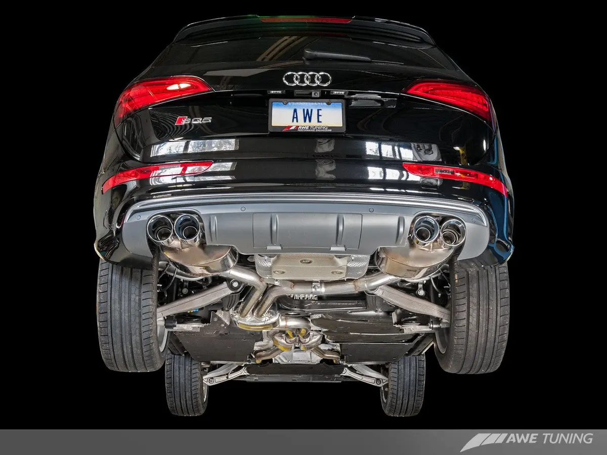 Awe Touring Edition Exhaust For 8R Sq5 - Quad Outlet 1