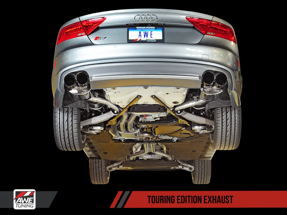 Awe Track Edition Exhaust For Audi C7 S7 4.0T 1