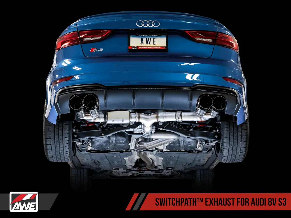Awe Switchpath™ Exhaust For Audi 8V S3 1