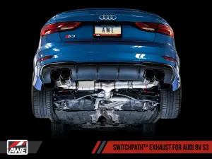 Awe Switchpath™ Exhaust For Audi 8V S3 1