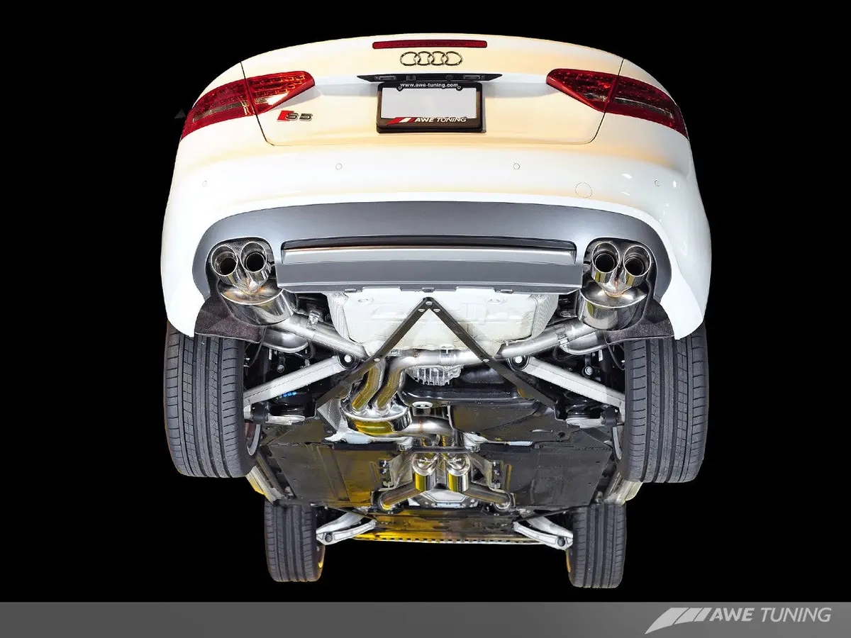 Awe Touring Edition Exhaust System For B8/8.5 S5 Cabrio (Exhaust + Non-Resonated Downpipes) 1