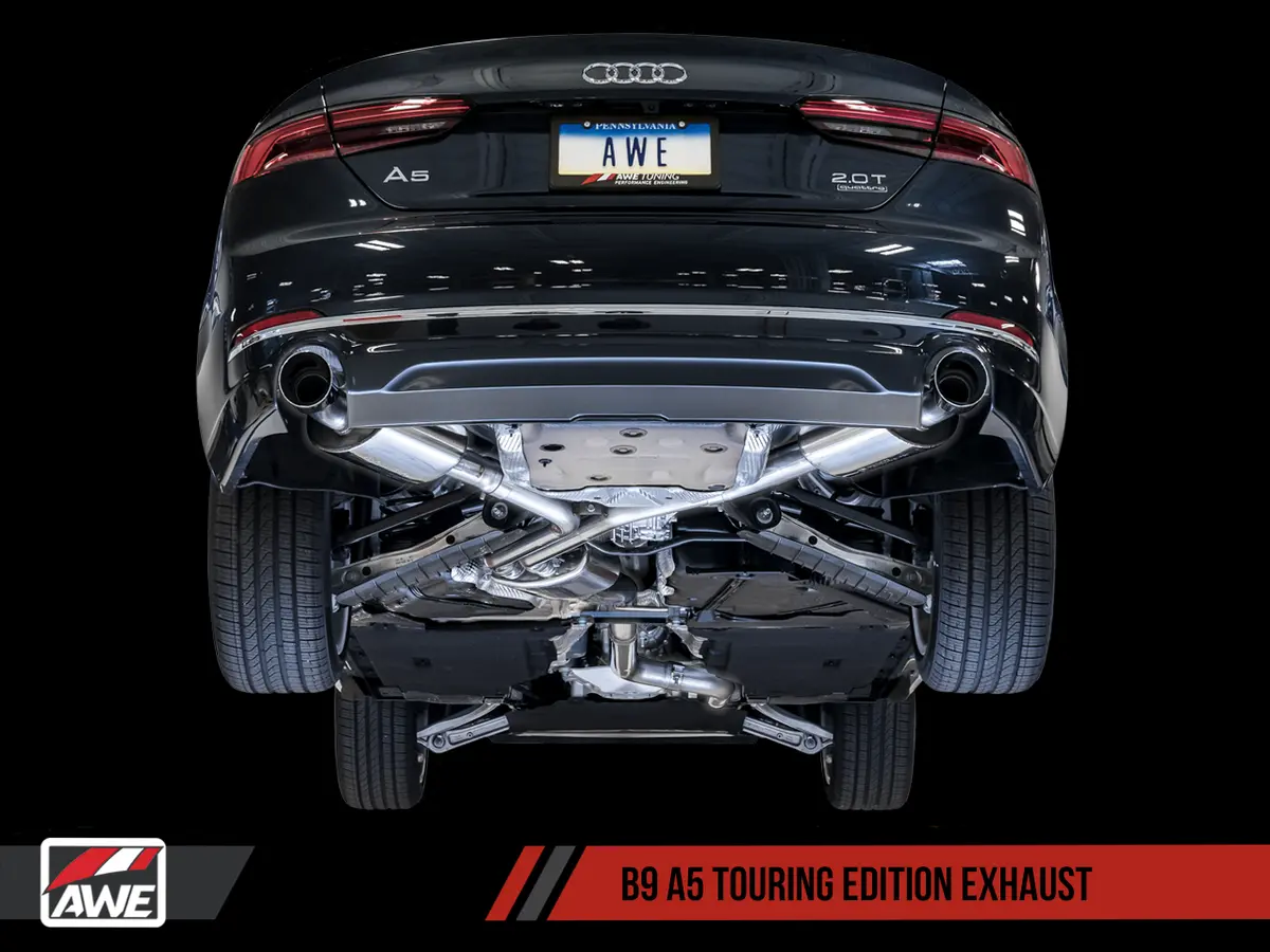 Awe Track Edition Exhaust For B9 A5, Dual Outlet (Includes Dp) 1