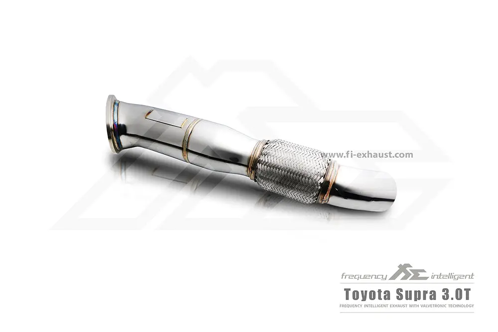 Fi Exhaust Ultra Hi Flow Cat Bypass Down-Pipe Toyota Supra A90 2.0T B48 2019-2023 1