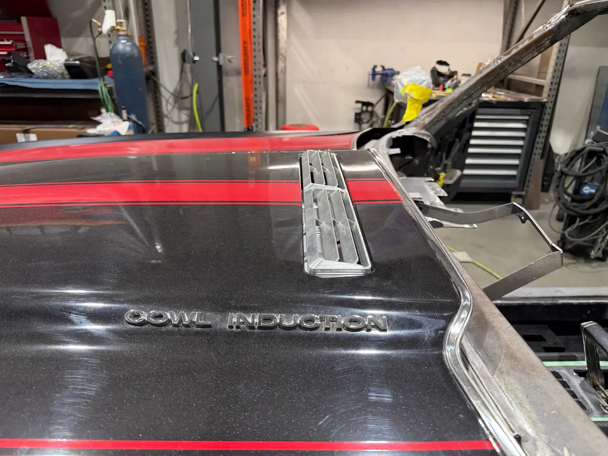 1970-72 Chevelle Billet Cowl Hood Vents 1