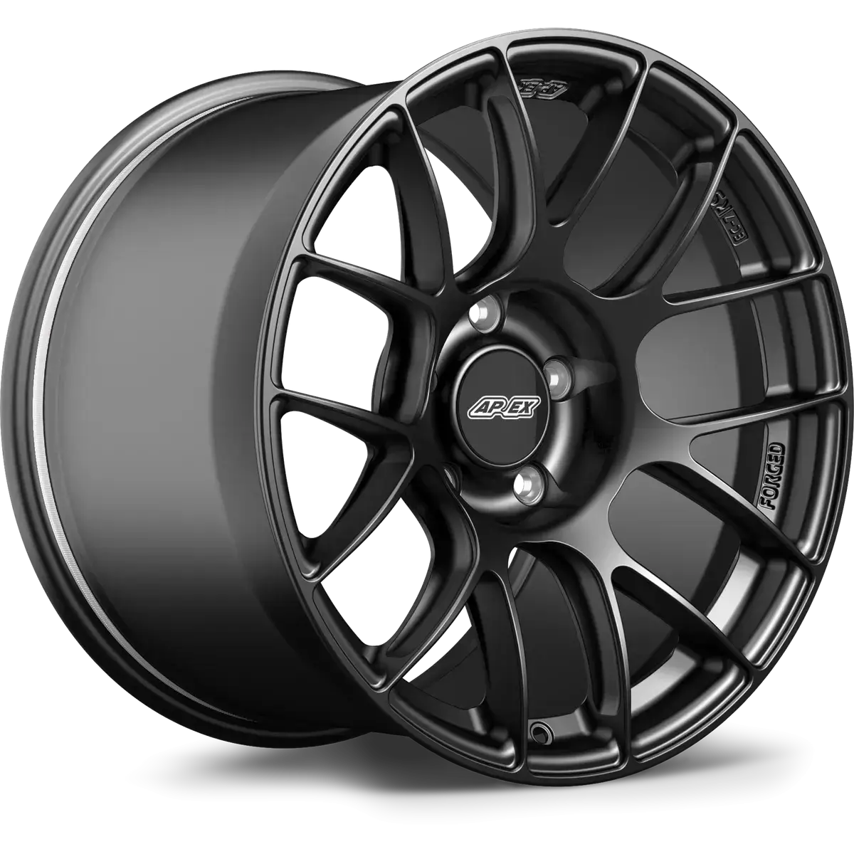 Apex Ec-7Rs Forged Alloy Wheel Satin Black 1