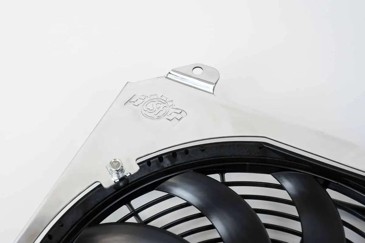 92-00 Civic All-Aluminum Fan Shroud W/ 12-Inch Spal Fan 2
