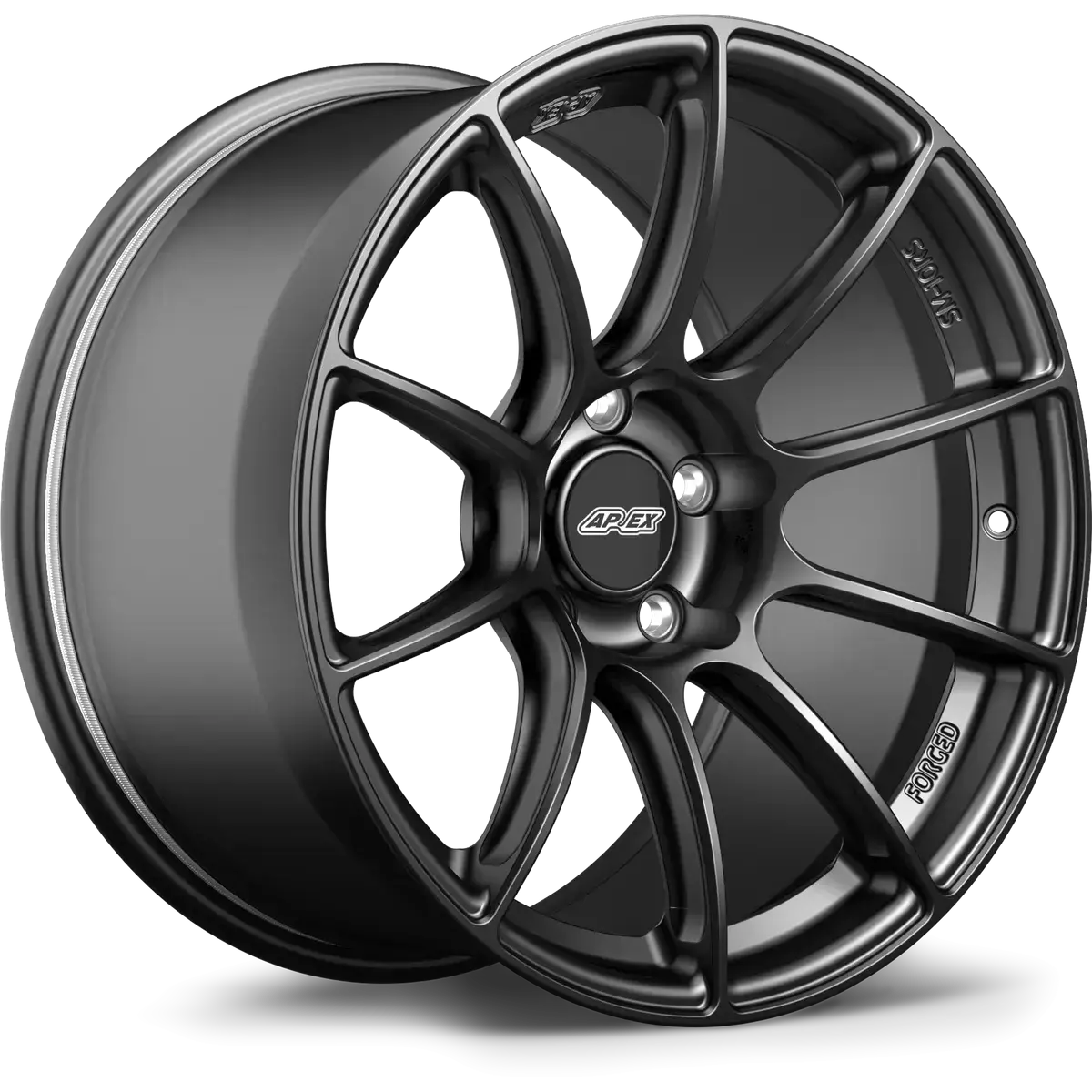 Apex Sm-10Rs Forged Alloy Wheel Satin Black 1