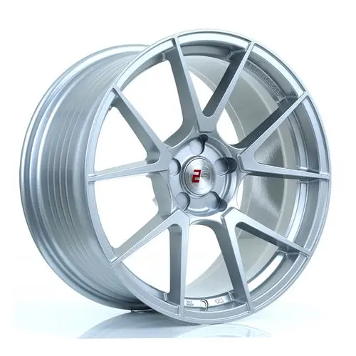 2Forge Zf6 Alloy Wheel Crystal Silver 1