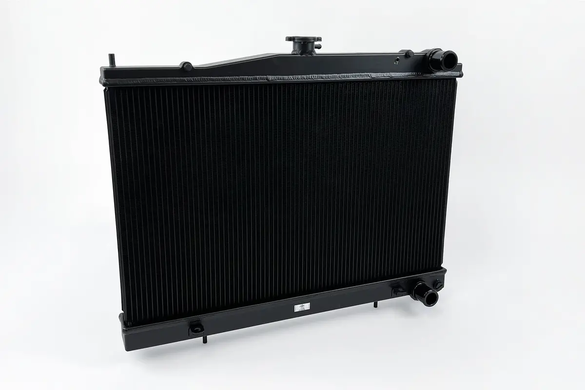 R33 Skyline Gt-R/Gts Full Billet Aluminum High-Performance Radiator - Black 1