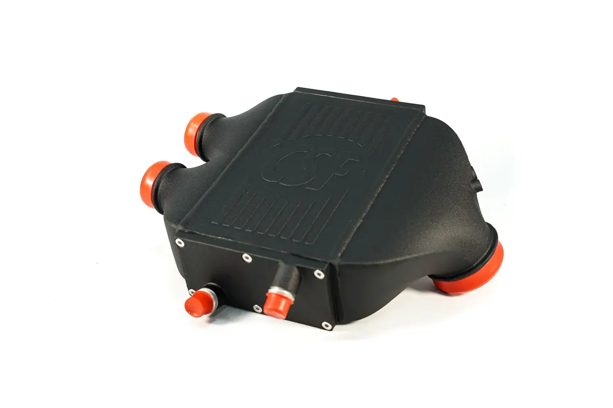 F8x M3 / M4 / M2 Comp Top Mount Charge-Air-Cooler - Crinkle Black Finish 1