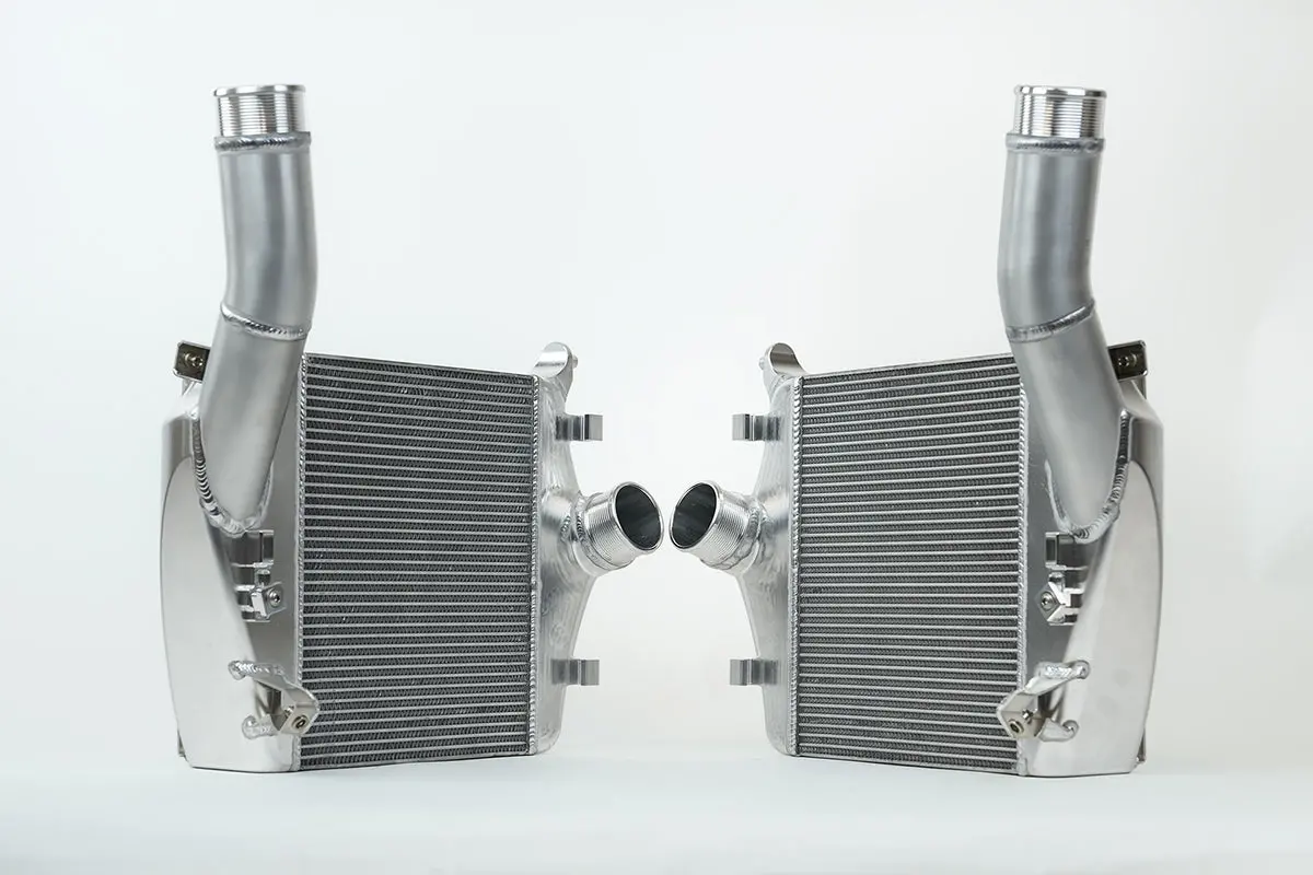 Lamborghini Urus / Audi Rs Q8 Twin Intercooler Set - Raw Billet 1