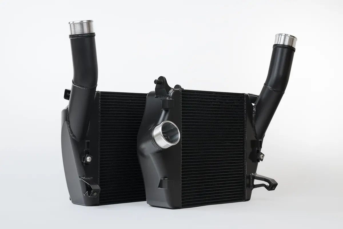 Audi Sq7 / Sq8 Twin Intercooler Set - Thermal Dispersion Black 1