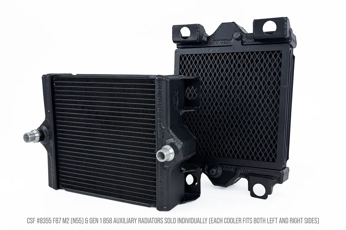 Csf High-Performance Auxiliary Radiator For Bmw F87 M2 & Gen 1 B58 1