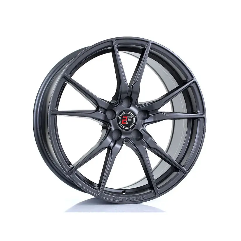 2Forge Zf2 Alloy Wheel Matt Gunmetal 1