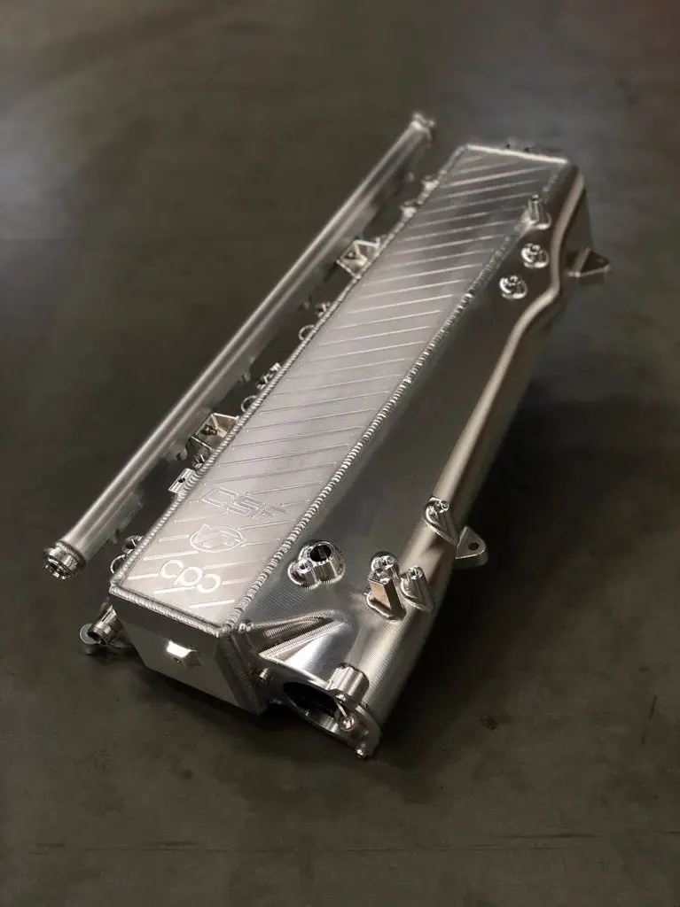 A90 Supra / Bmw B58 Charge-Air Cooler Manifold - Raw Billet 1