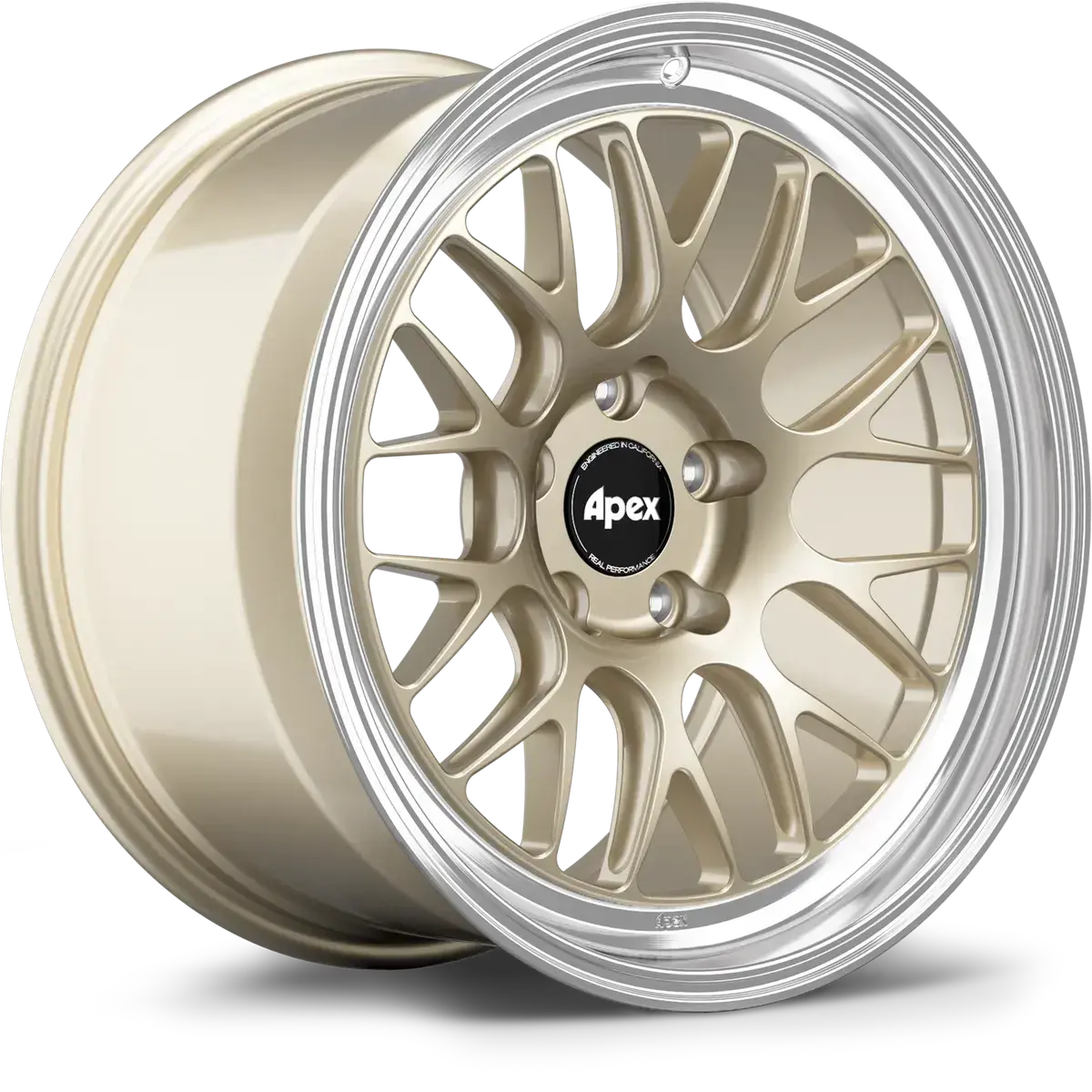 Apex Ml-10Rt Forged Touring Line Wheels Gloss Motorsport Gold With Machined Lip 1