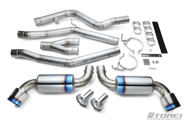Tomei Full Titanium Muffler Dual Expreme Ti Type-D A90 Gr Supra 3.0 B58 2020+ 1