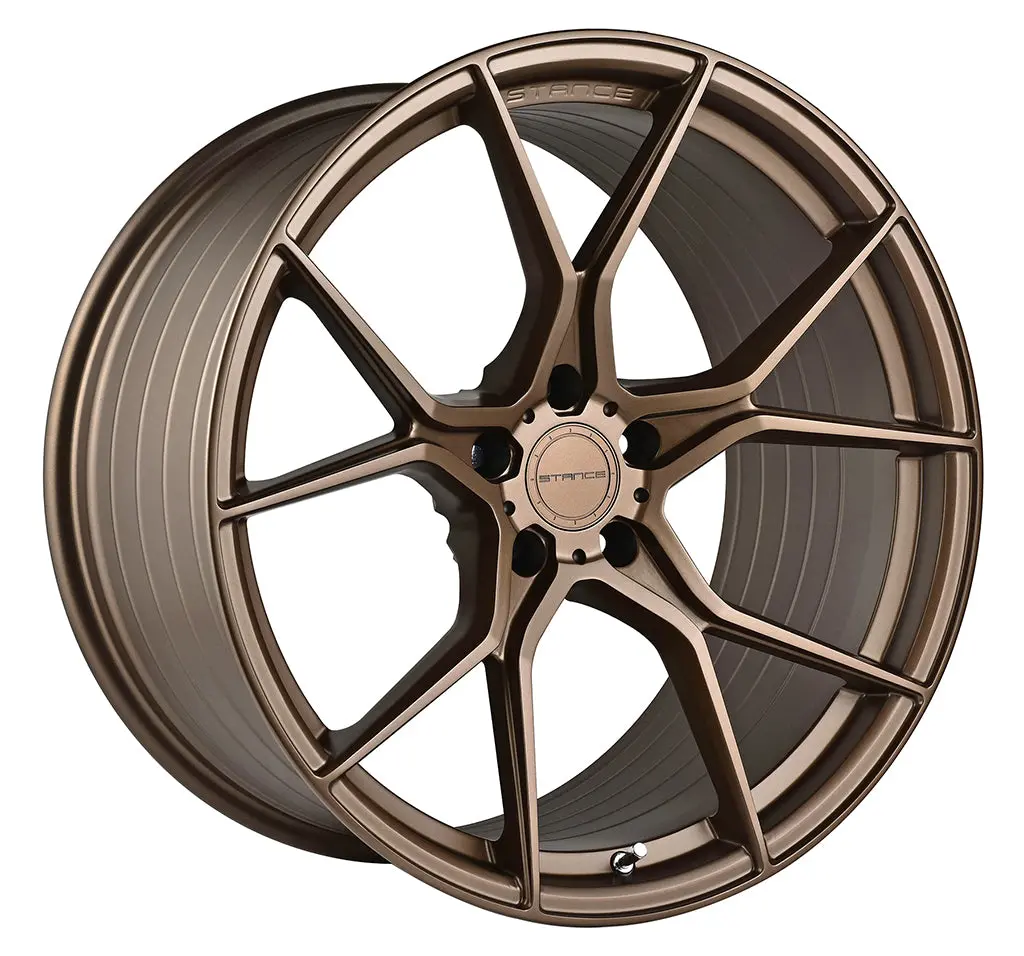 20” Stance Sf07 Satin Bronze Concave Wheels - Set Of 4 1