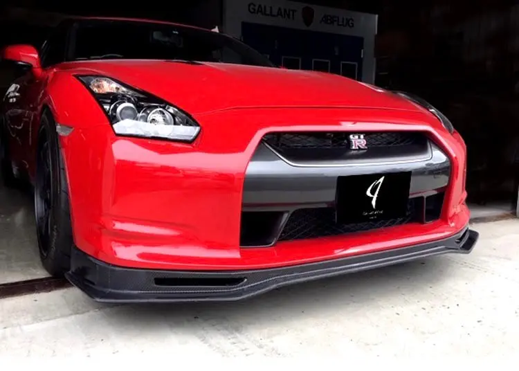 Abflug Ver.2 Front Under Spoiler For Nissan Gt-R (R35) 2008-2016 1