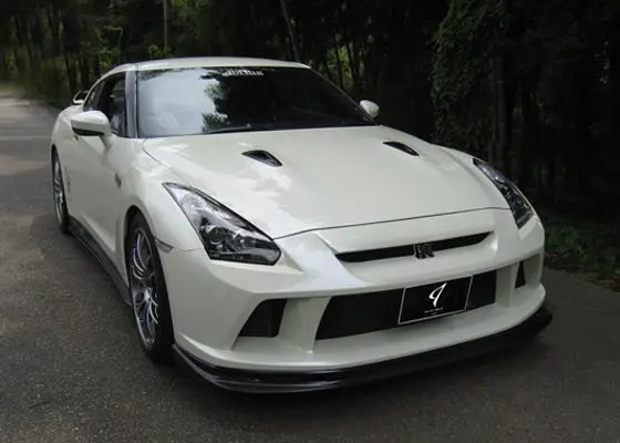 Abflug Ver.1 Front Bumper & Diffuser For Nissan Gt-R (R35) 2008-2010 1