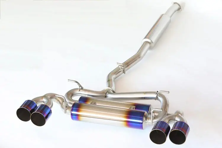 Amuse R1 Titan Extra Stti Gold Ring Quad Tip Exhaust For Toyota Gr86 (Zn8) 2022+ 1