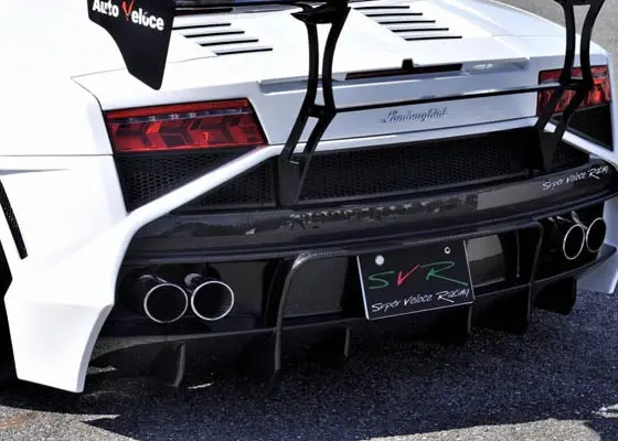 Auto Veloce Rear Bumper For Lamborghini Gallardo 2009-2013 1