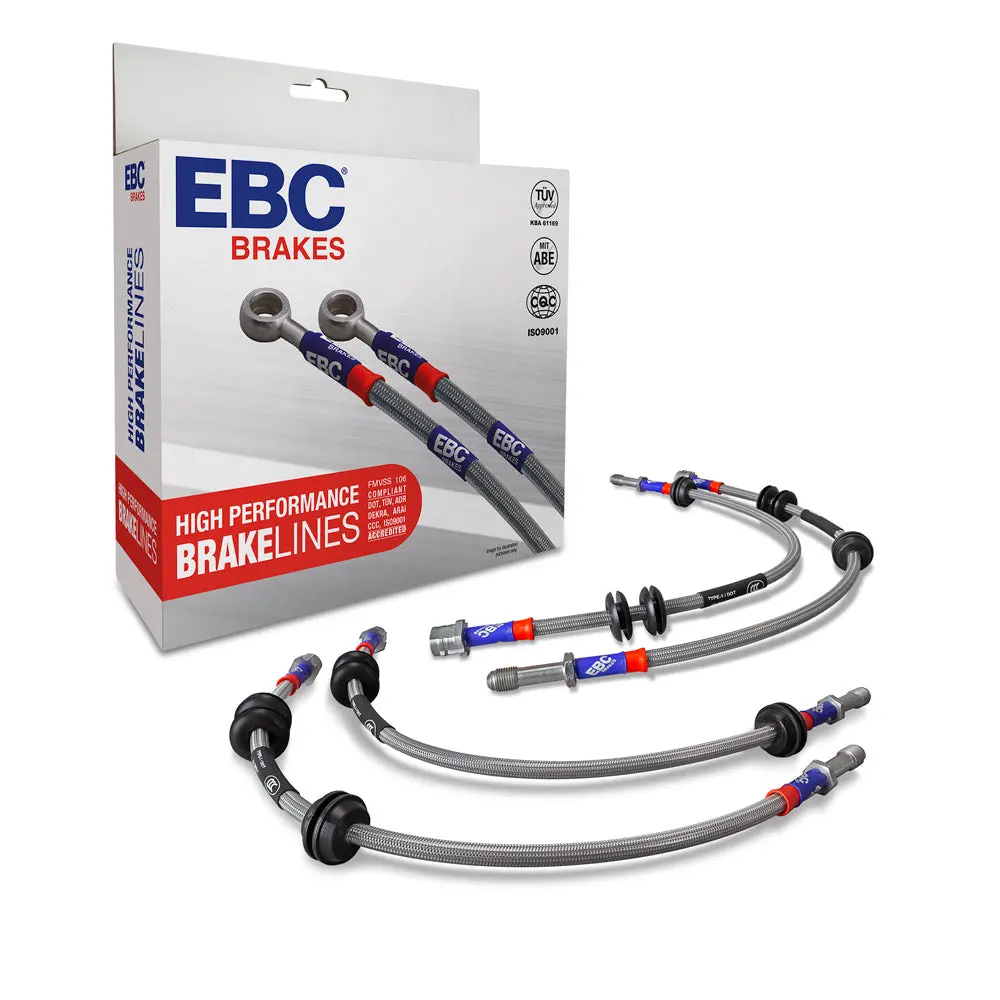 Ebc Brakes Bmw F87 M2 Braided Brake Line Set Bla2107-4L 1