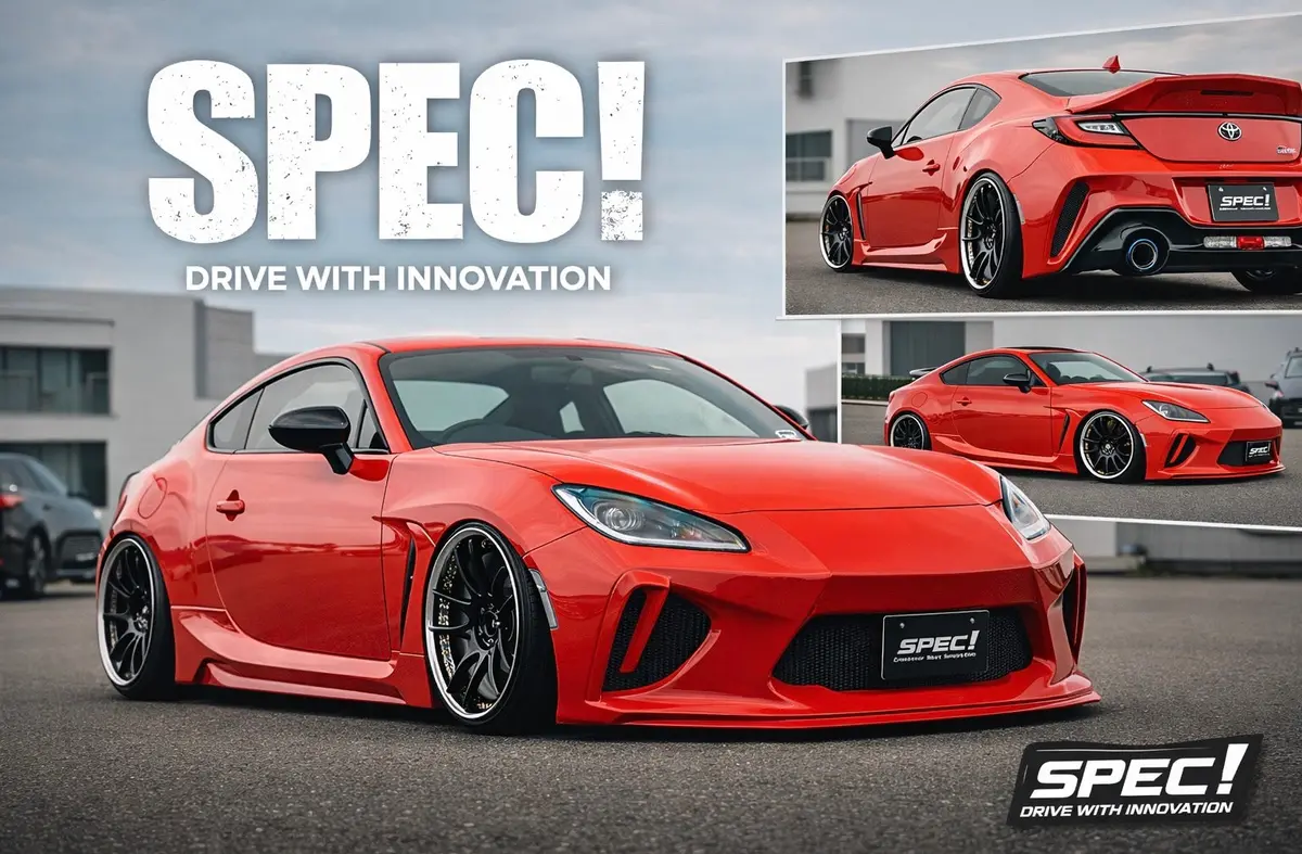 Spec! Simple Style 3Pc Aero Kit For Toyota Gr86 Zn8 / Subaru Brz Zd8 2022+ Incoming 1
