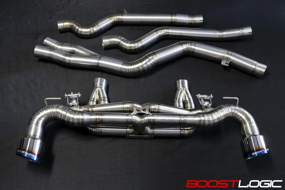 Boost Logic Titanium Exhaust Non - Valved Catback Toyota Supra A90 2020-2021 1