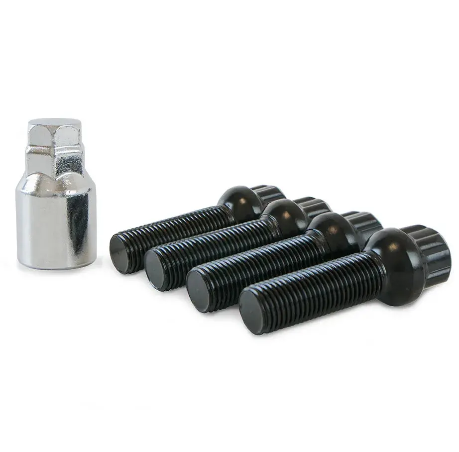 Bimecc Radius Locking Wheel Bolts Set 14X1.25 (Black) 1