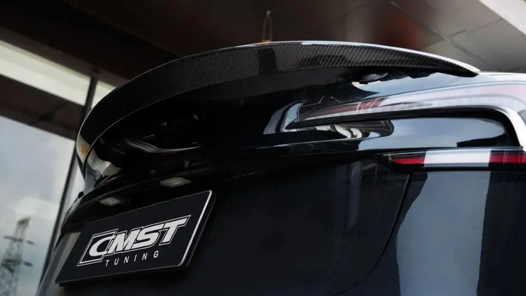 Cmst Tuning Carbon Fiber V3 Rear Spoiler For Tesla Model 3 Highland/P 2024-On 1