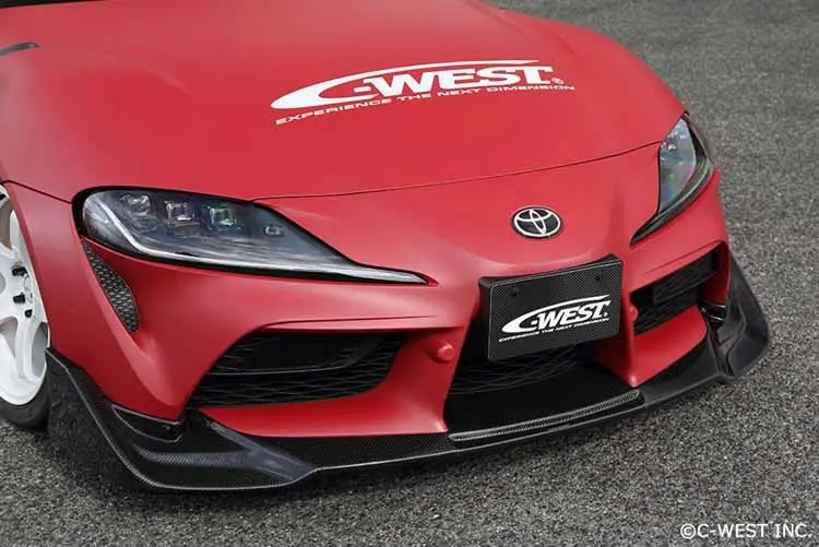 C-West Front Half Spoiler For Toyota Supra (A90) 2020+ 1