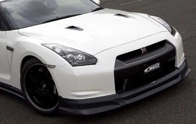 C-West Front Half Spoiler For Nissan Gt-R (R35) 2009-2010 1