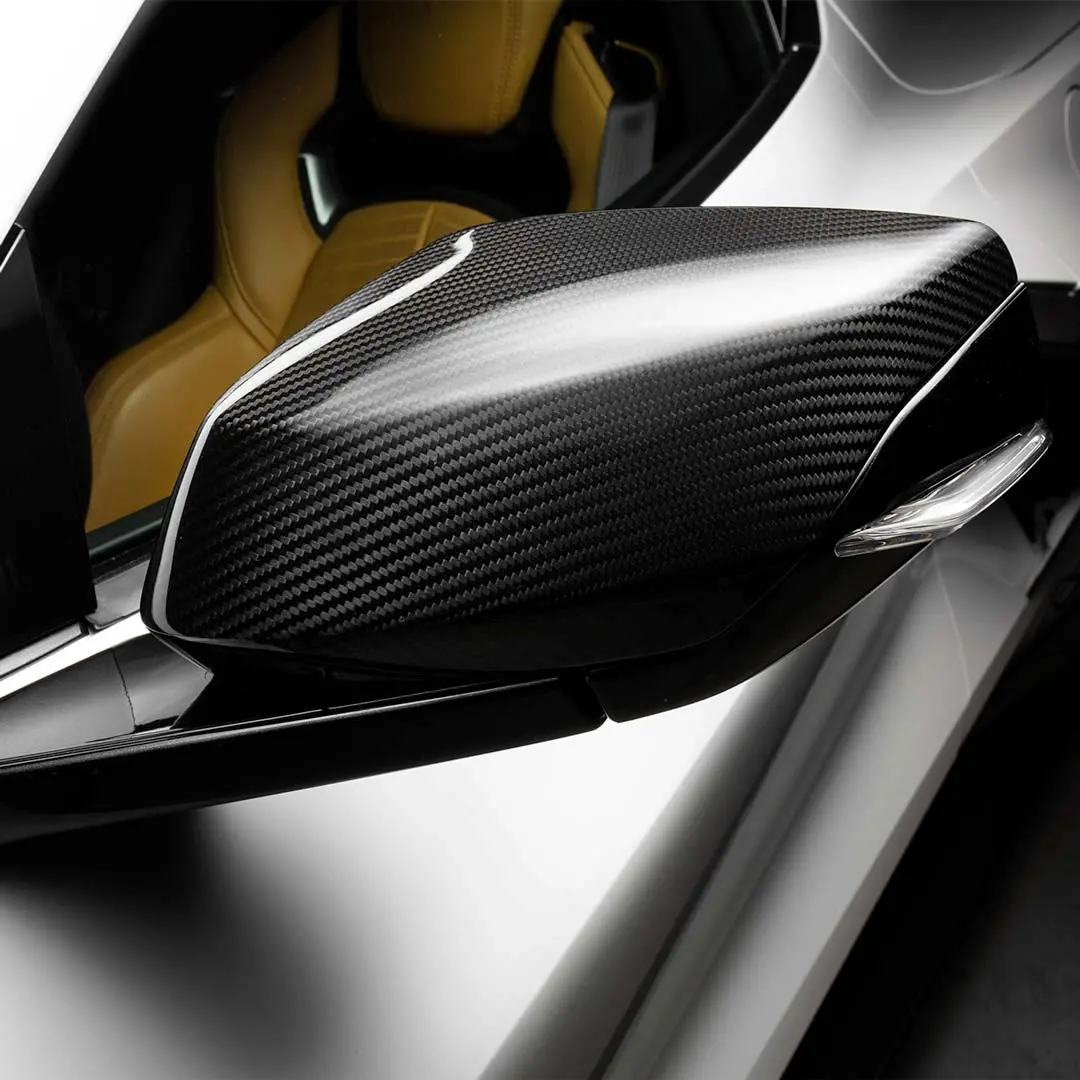 Racing Sport Concepts - Mirror Covers - Carbon Fiber For C8 Corvette Z06 & E-Ray 1