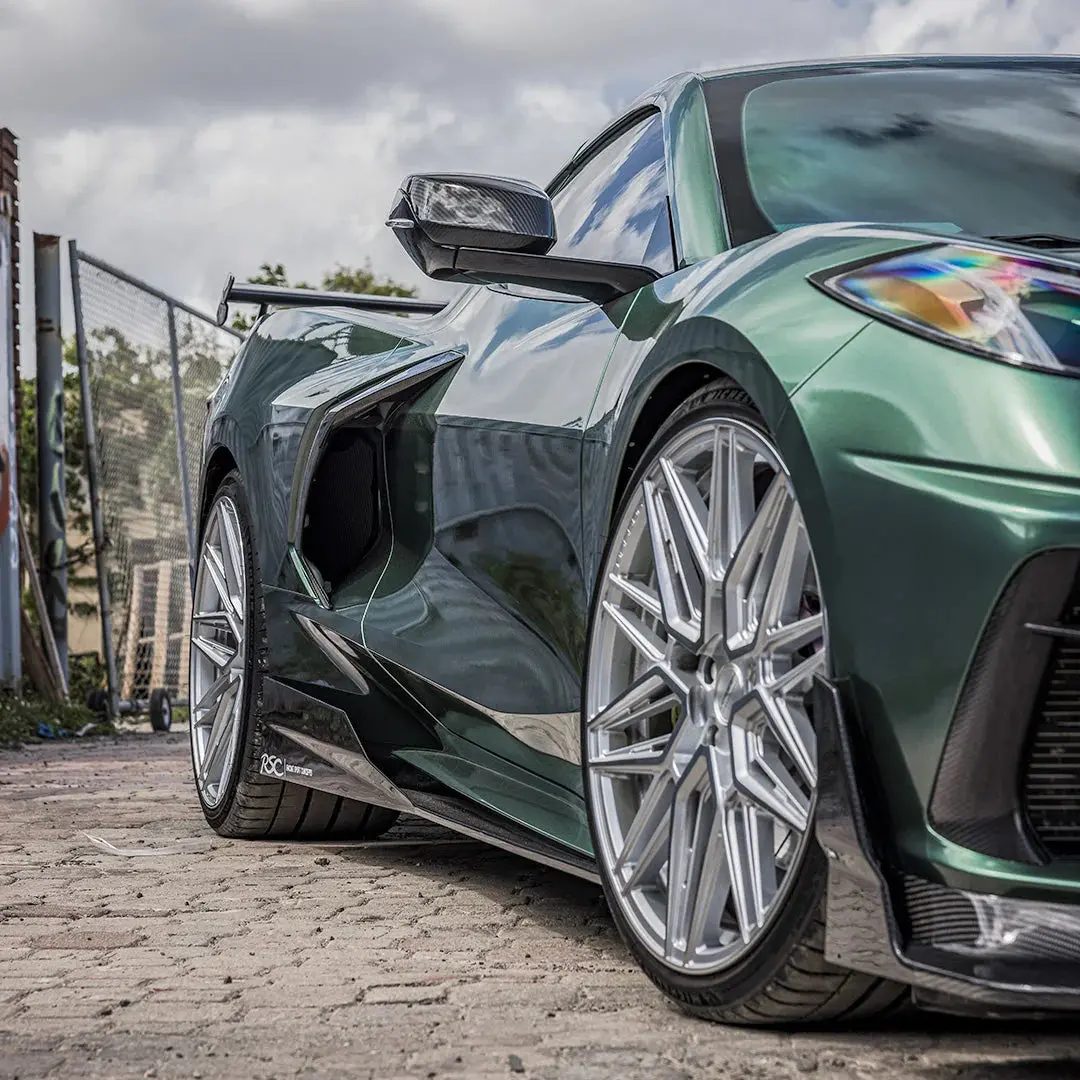 Racing Sport Concepts - St Carbon Fiber Side Skirts For C8 Corvette - Limited Production 1