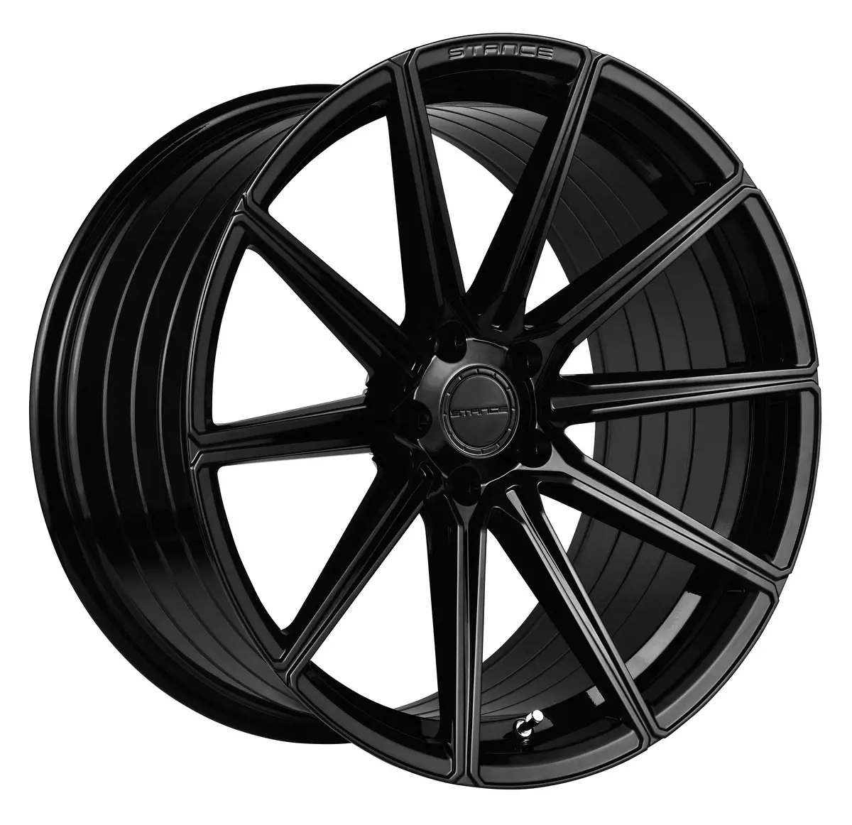 20” Stance Sf09 Piano Black Concave Wheels - Set Of 4 - 1