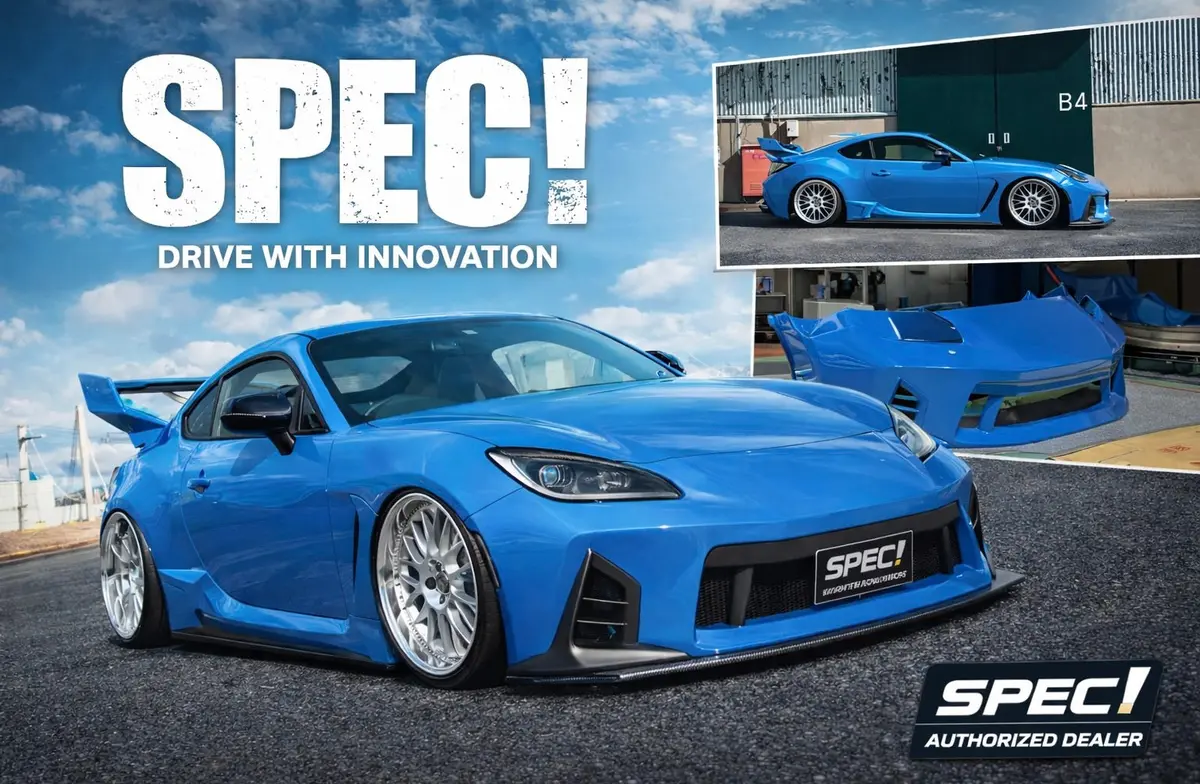 Spec! 01 Stance Style 3Pc Aero Kit For Toyota Gr86 Zn8 / Subaru Brz Zd8 2022+ 1
