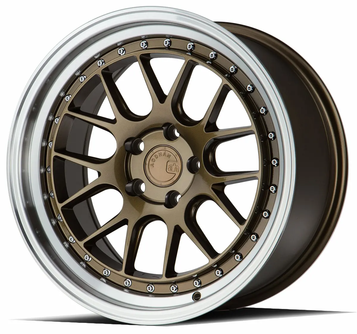 Aodhan Ds06 18X9.5+35 / 5X100 Bronze With Machined Lip 1