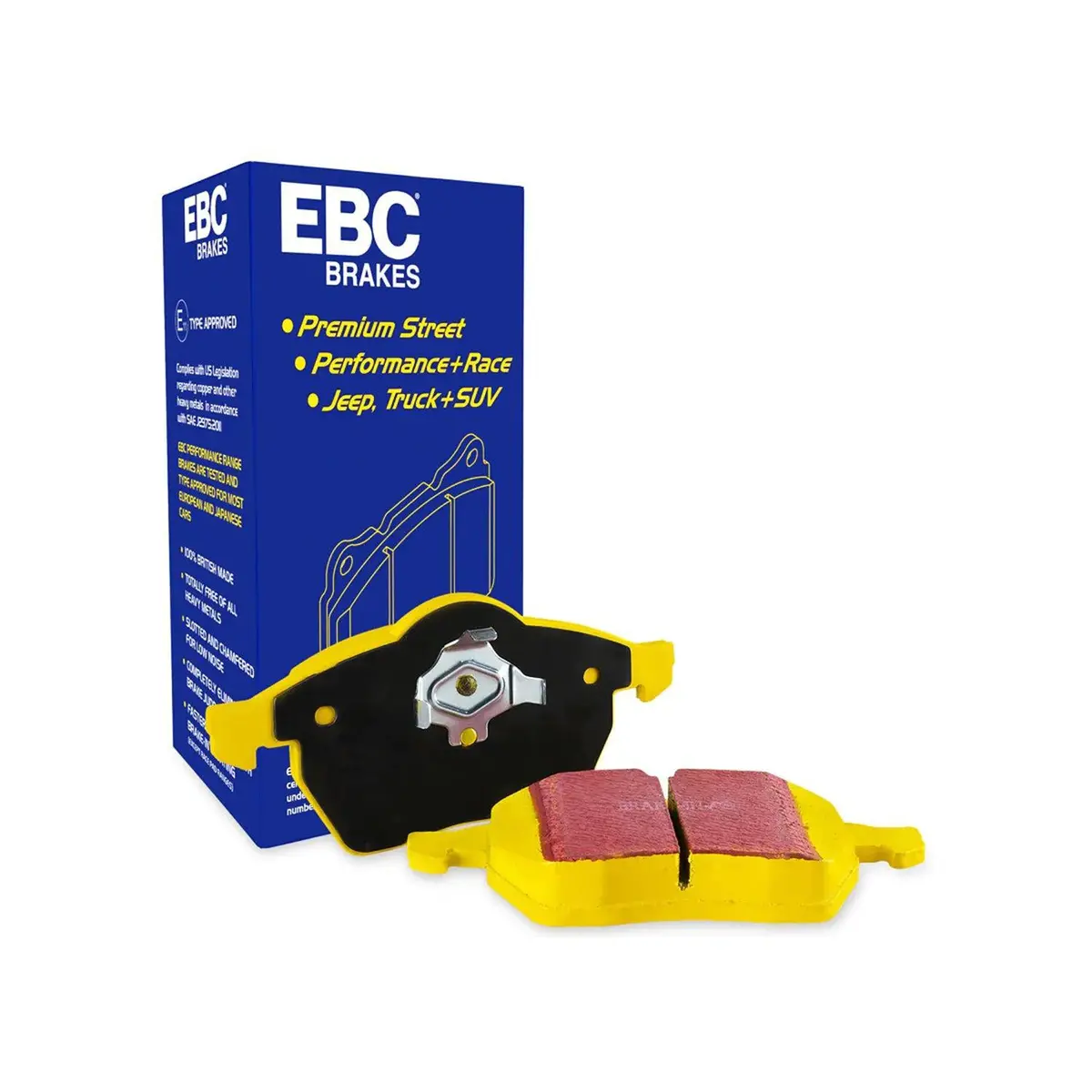 Ebc Volkswagen Golf Gti Yellowstuff Rear Brake Pads Dp42153r (Mk7) 1