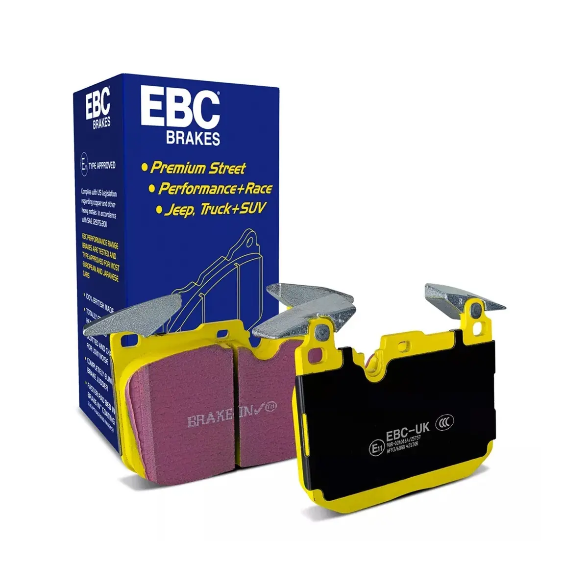 Ebc Yellowstuff Front Brake Pads For Bmw F Series M Lites & M Vehicles Dp42130r 1