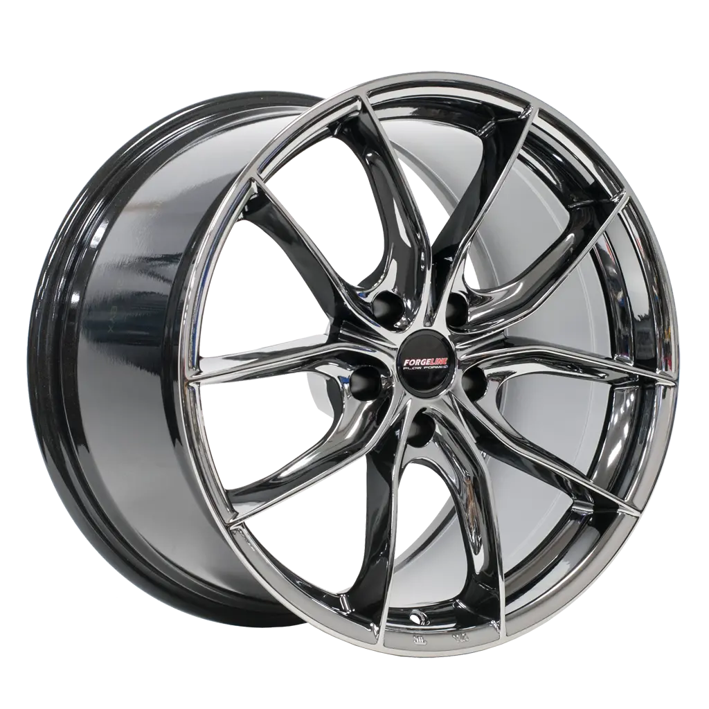 Forgeline F01 Black Ice - Corvette 19X8.5 20X11 Set Of 4 1