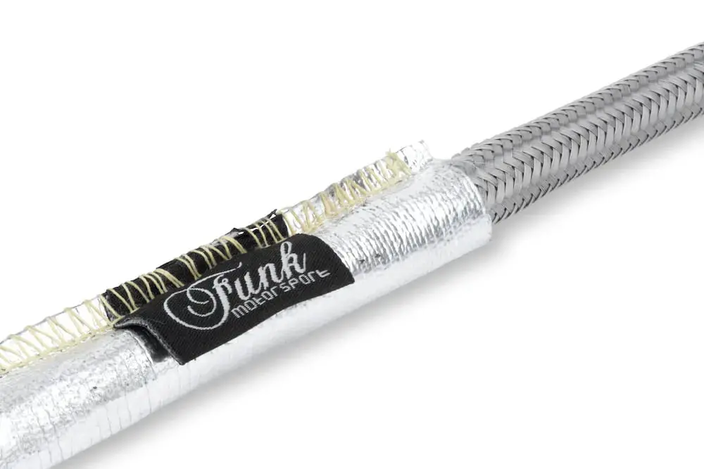 Funk Motorsport Silver Heat Sleeving (Sewn) 1